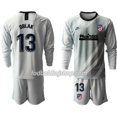 Atlético Madrid Målmands Fodboldsæt OBLAK 13 Børn I 2019-20 L/S (+ Korte bukser)